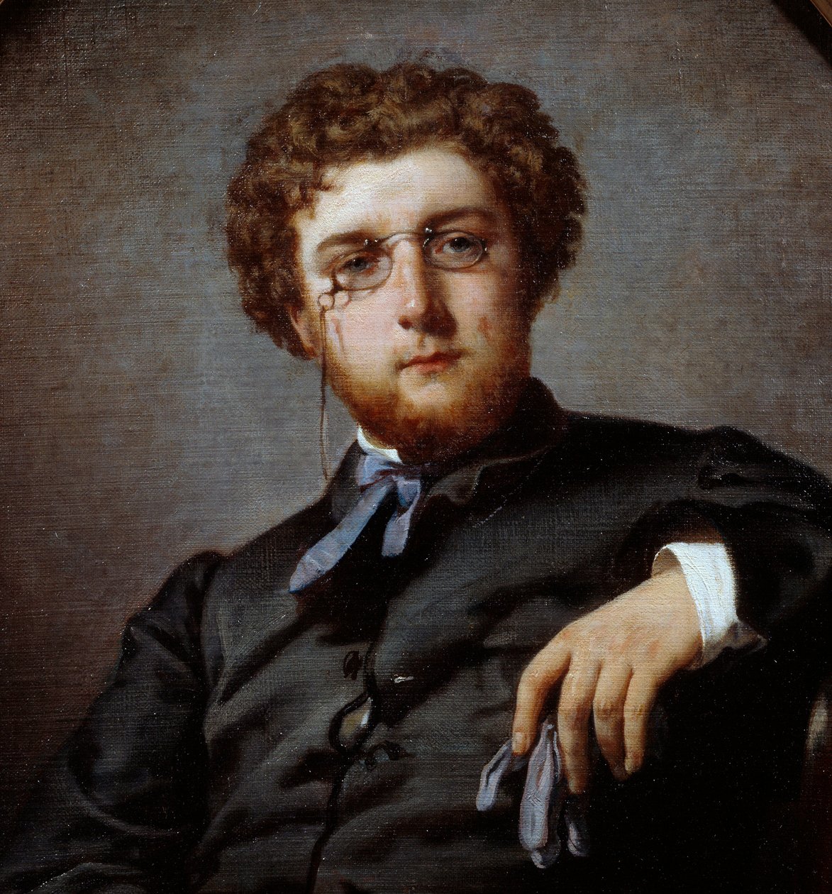 George Bizet (1838-1875) francia zeneszerző portréja. Felix Henri Giacomotti (1828-1909) festményének részlete. Párizs, Musee Carnavalet. alkotó: Felix Henri Giacomotti