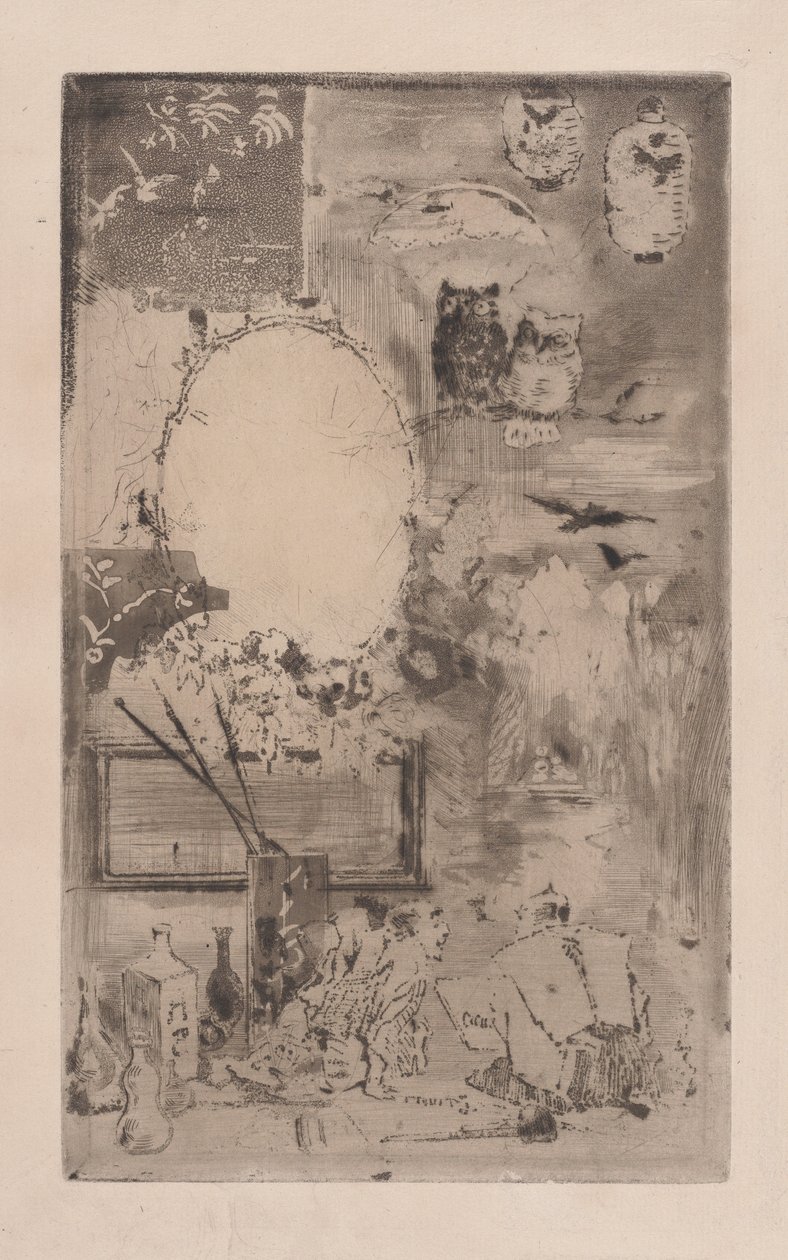 Japán keresztség, 1860-98. alkotó: Felix Hilaire Buhot