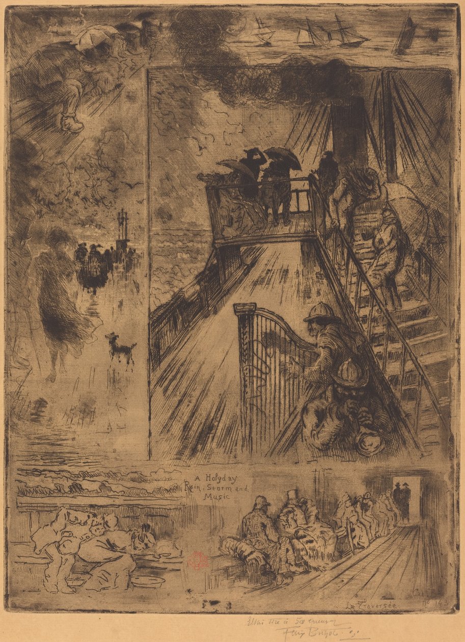 The Passage The Passage, 1879-1885. alkotó: Felix Hilaire Buhot