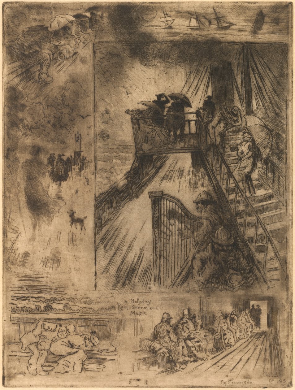 The Passage The Passage, 1879-1885. alkotó: Felix Hilaire Buhot