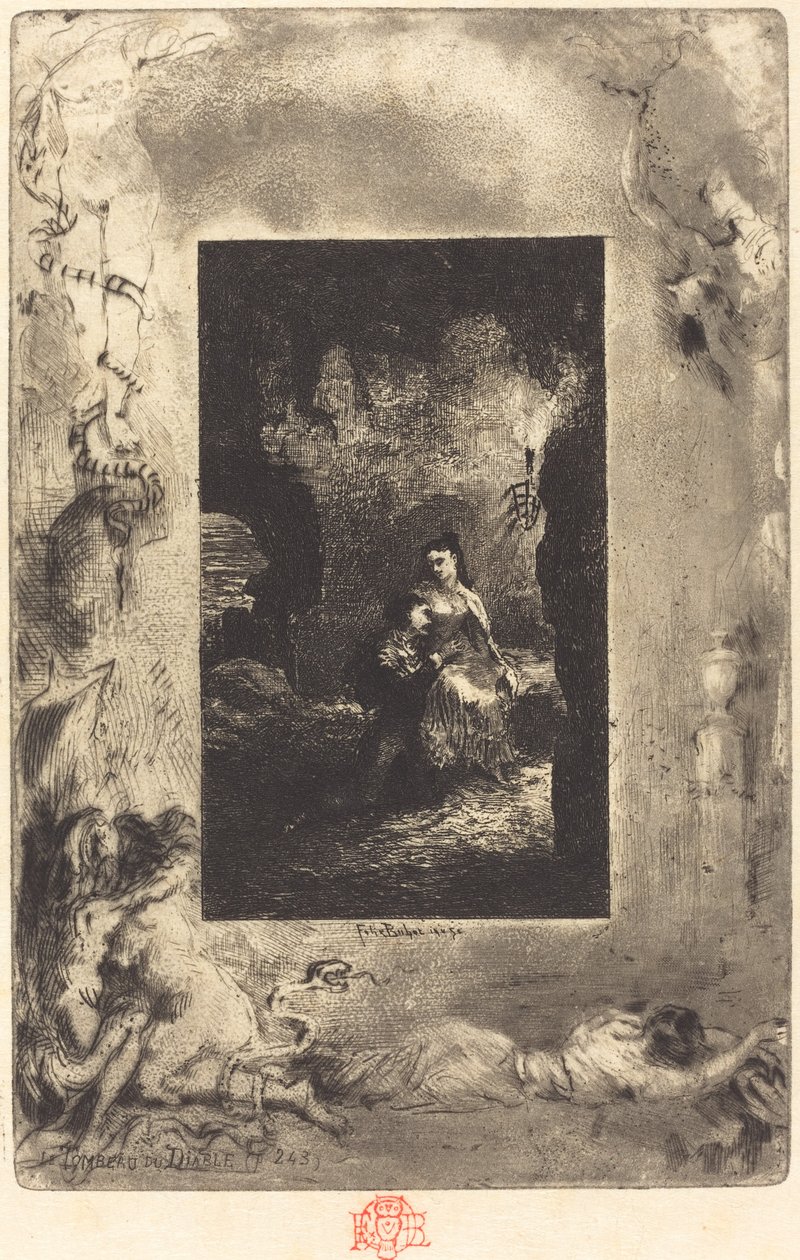 Az ördög sírja Az ördög sírja, 18791880. alkotó: Felix Hilaire Buhot