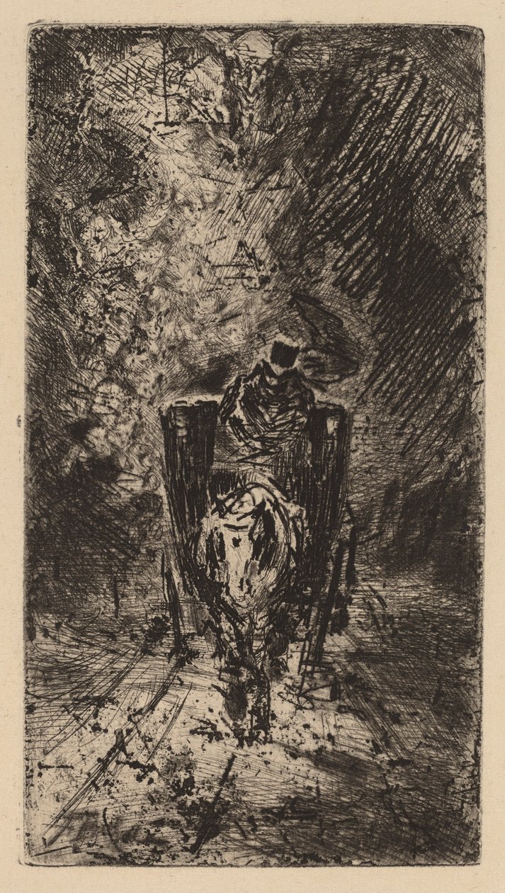 Lép és Ideál, c. 1876. alkotó: Felix Hilaire Buhot
