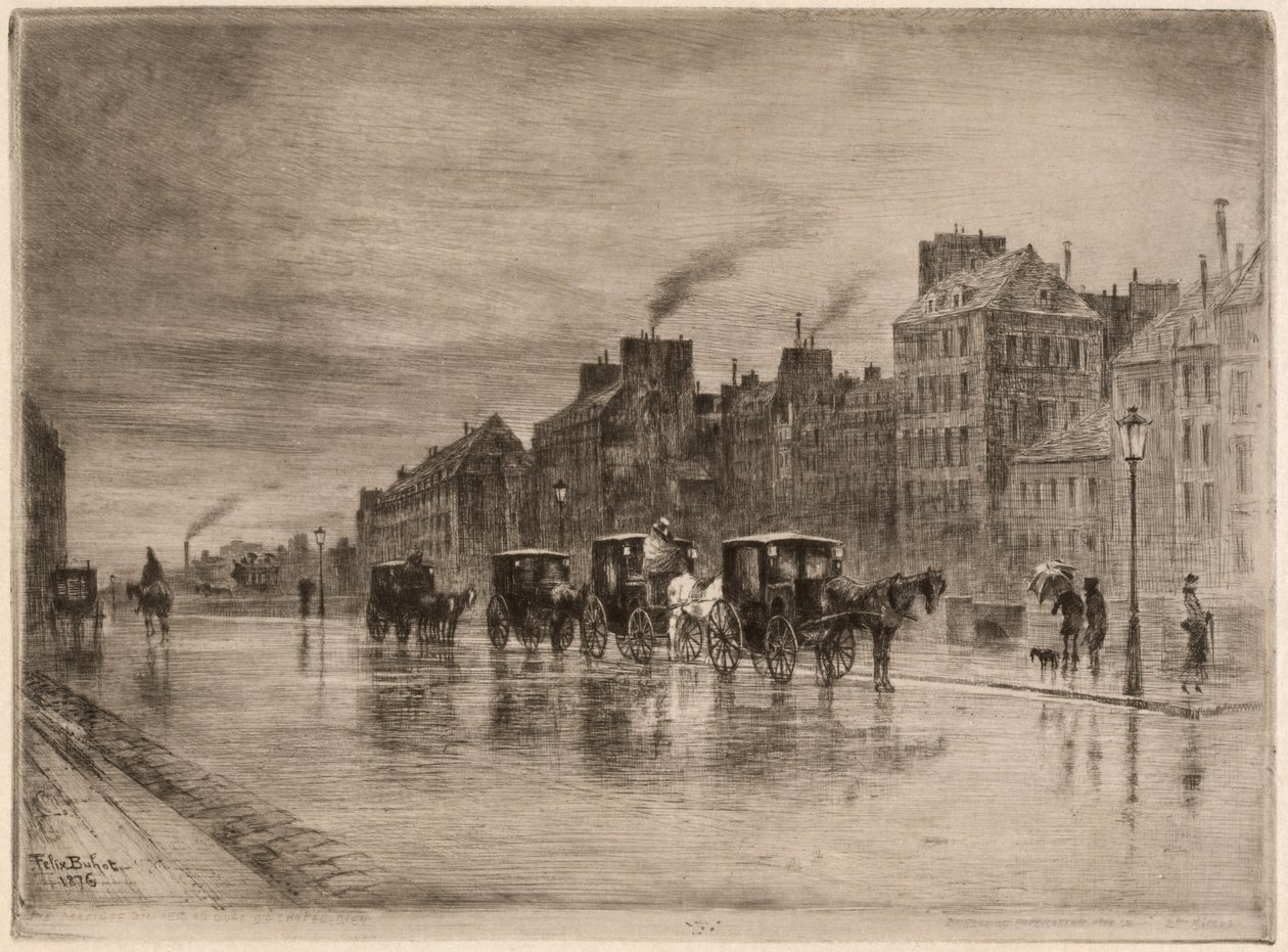 Téli reggel a Quai de l