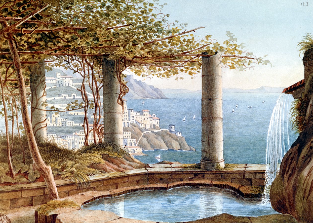 Felix Mendelssohn német klasszikus zeneszerző "Am Amalfi Mai" című műve, 1831. alkotó: Felix Mendelssohn