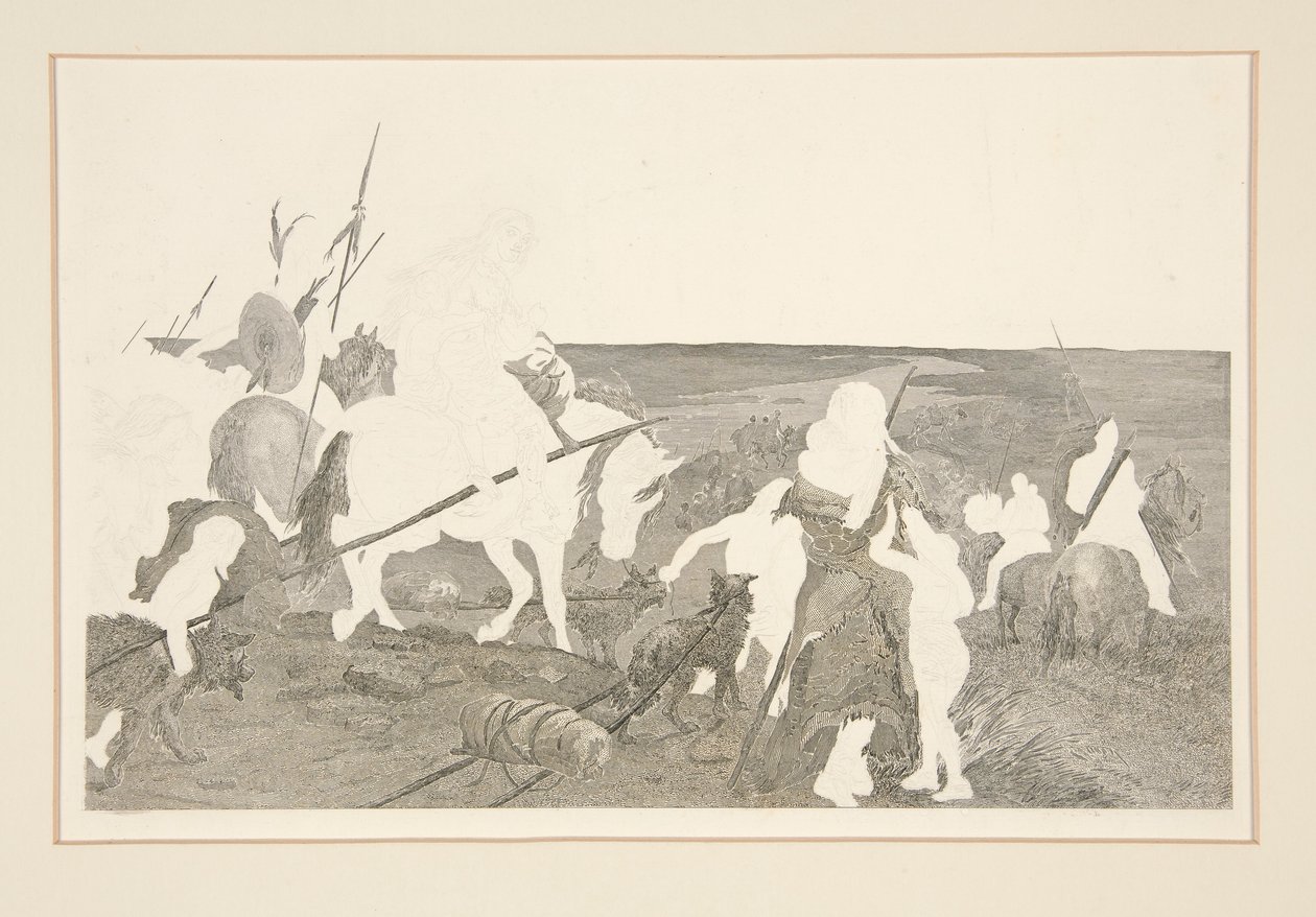 (Átkelés a síkon) alkotó: Felix O. C. Darley