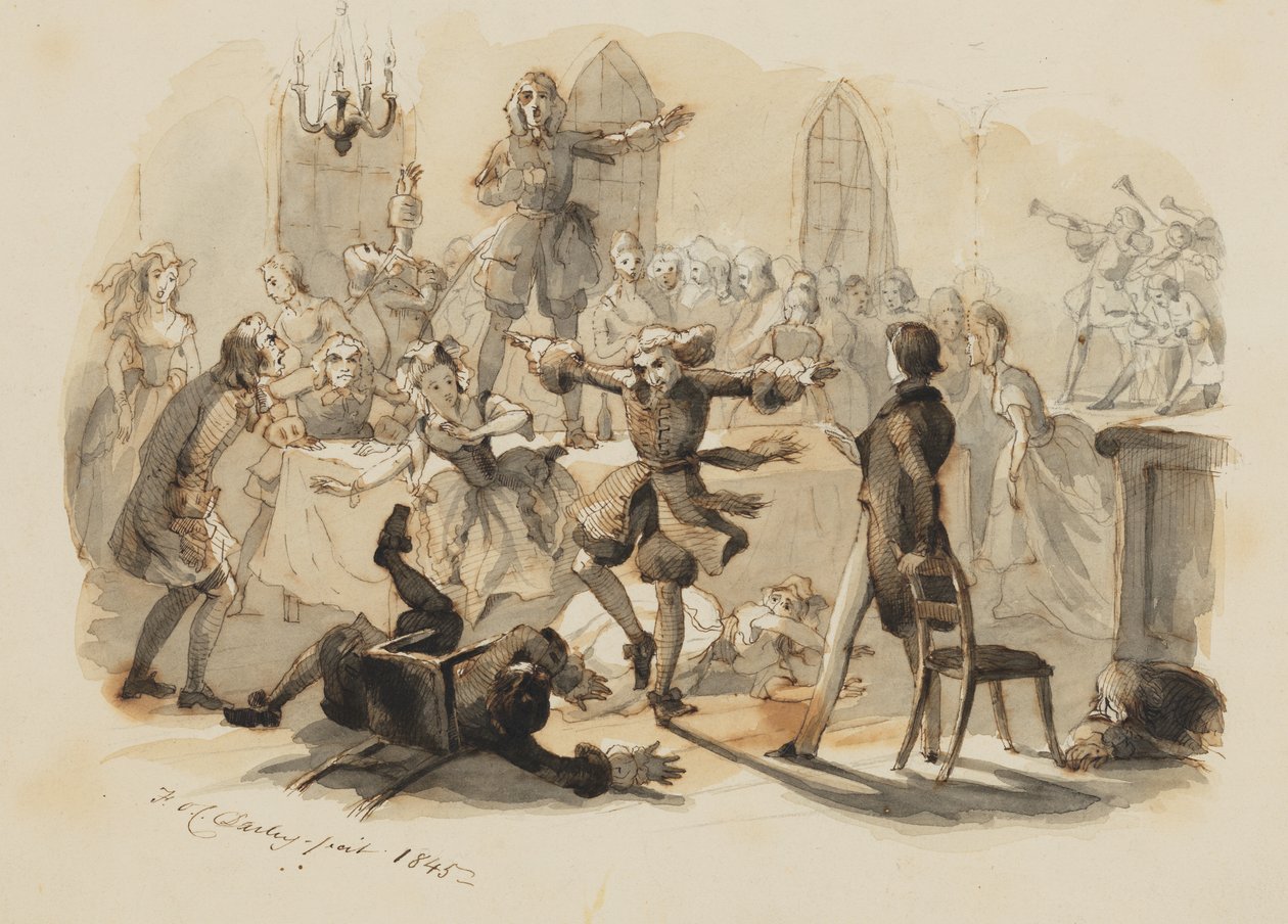Egy zajos mulatság alkotó: Felix Octavius Carr Darley