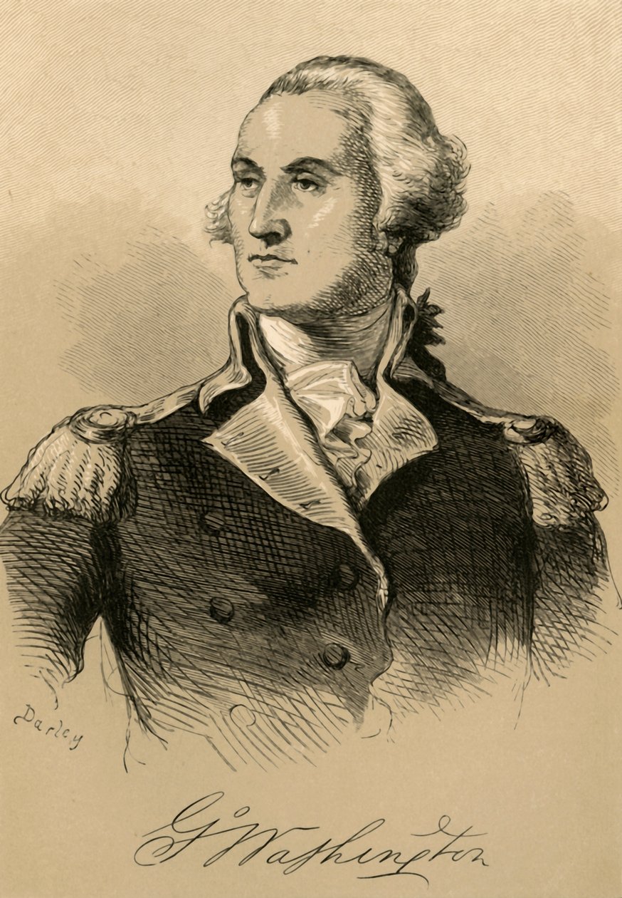 G. Washington, 1877. alkotó: Felix Octavius Carr Darley