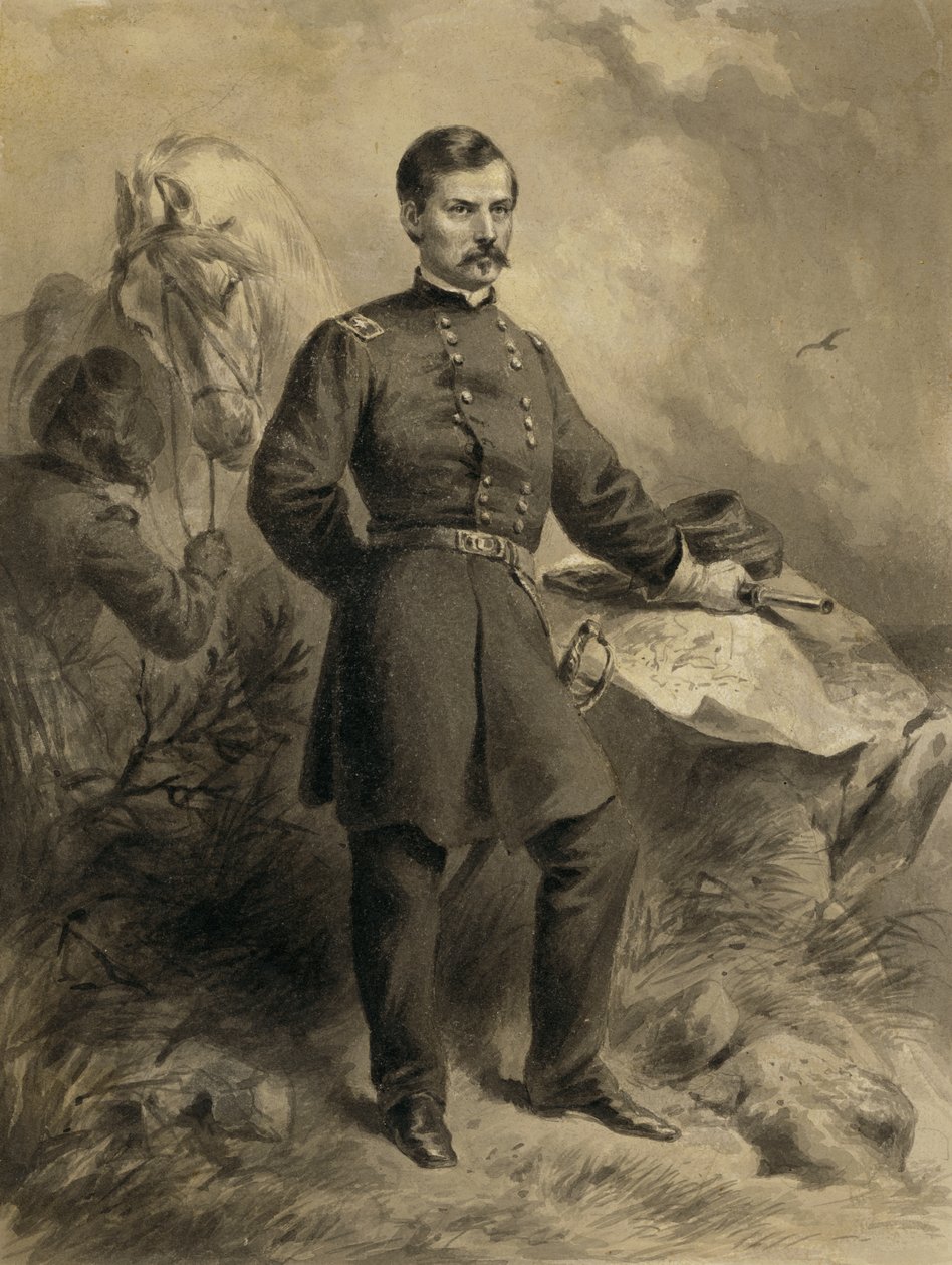 George Brinton McClellan alkotó: Felix Octavius Carr Darley