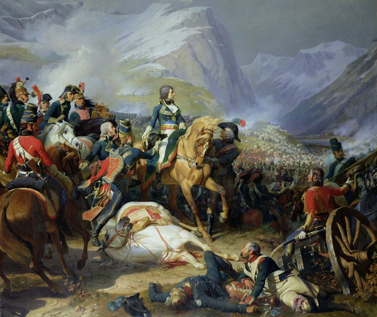 A rivoli-i csata, 1844 (lásd még: 176686) alkotó: Felix Philippoteaux