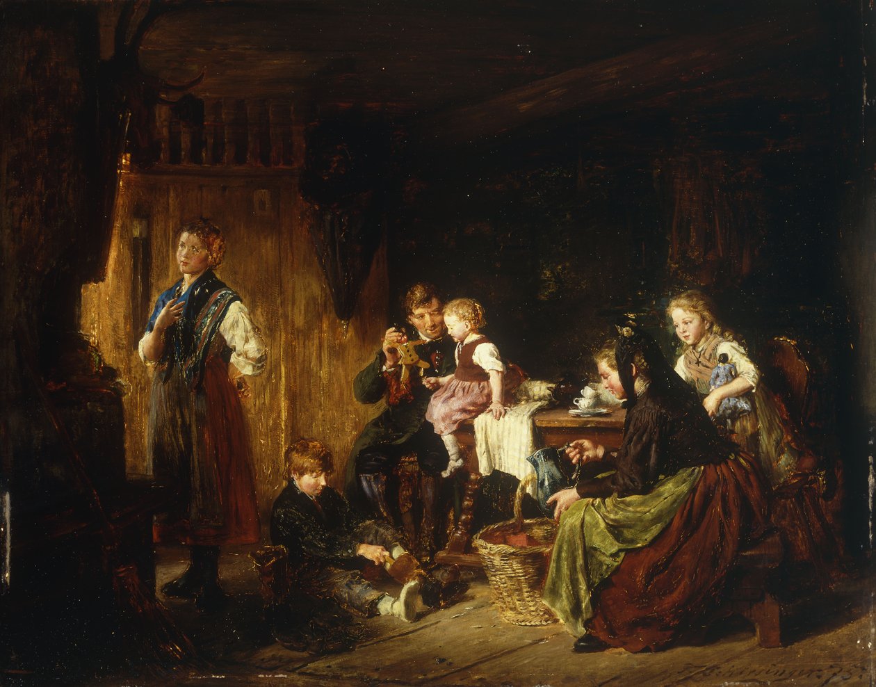 Délutáni mulatságok, 1875 alkotó: Felix Schlesinger