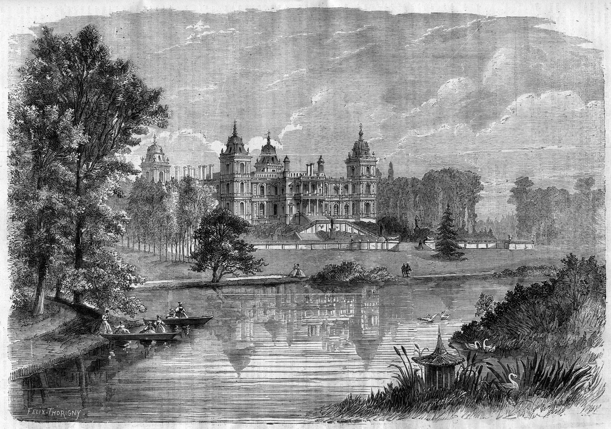 Ferrieres-en-Brie (Ferrieres en Brie) (Seine-et-Marne), a Rothschild család egykori birtoka alkotó: Felix Thorigny