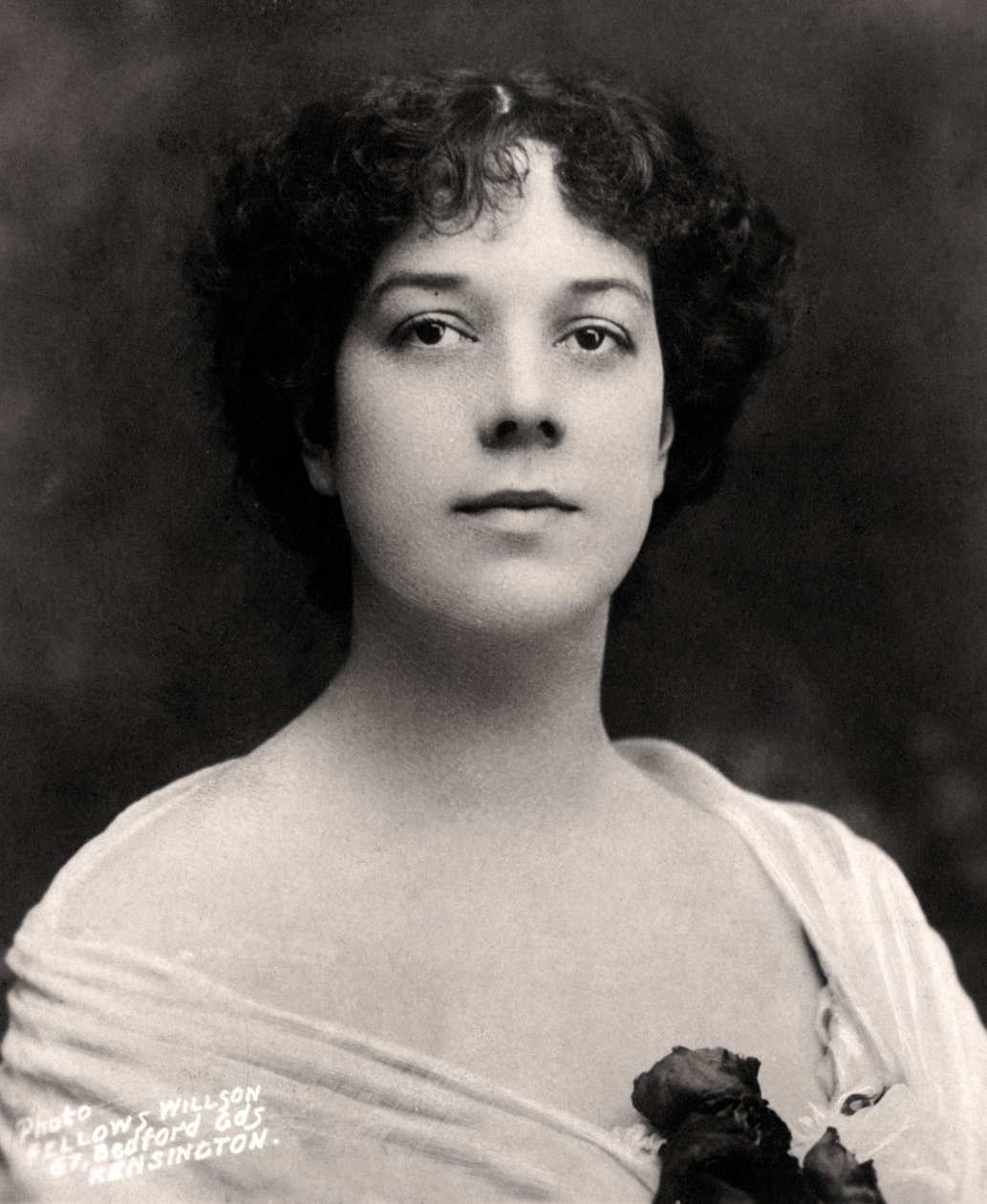 Clara Ellen Butt 1872-1936, angol kontralt, XX. század eleje. alkotó: Fellows Willson