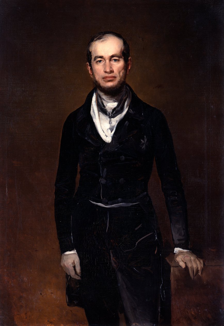 Julius Zech-Burkersroda gróf kamarás portréja alkotó: Louis Ferdinand von Rayski