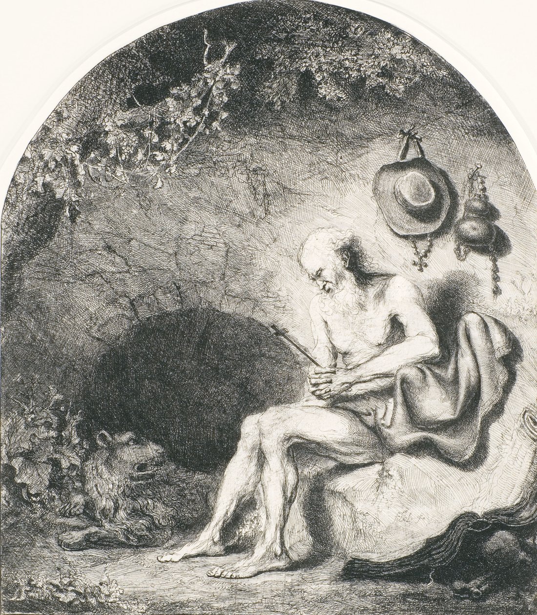 Szent Jeromos, 1644 alkotó: Ferdinand Bol