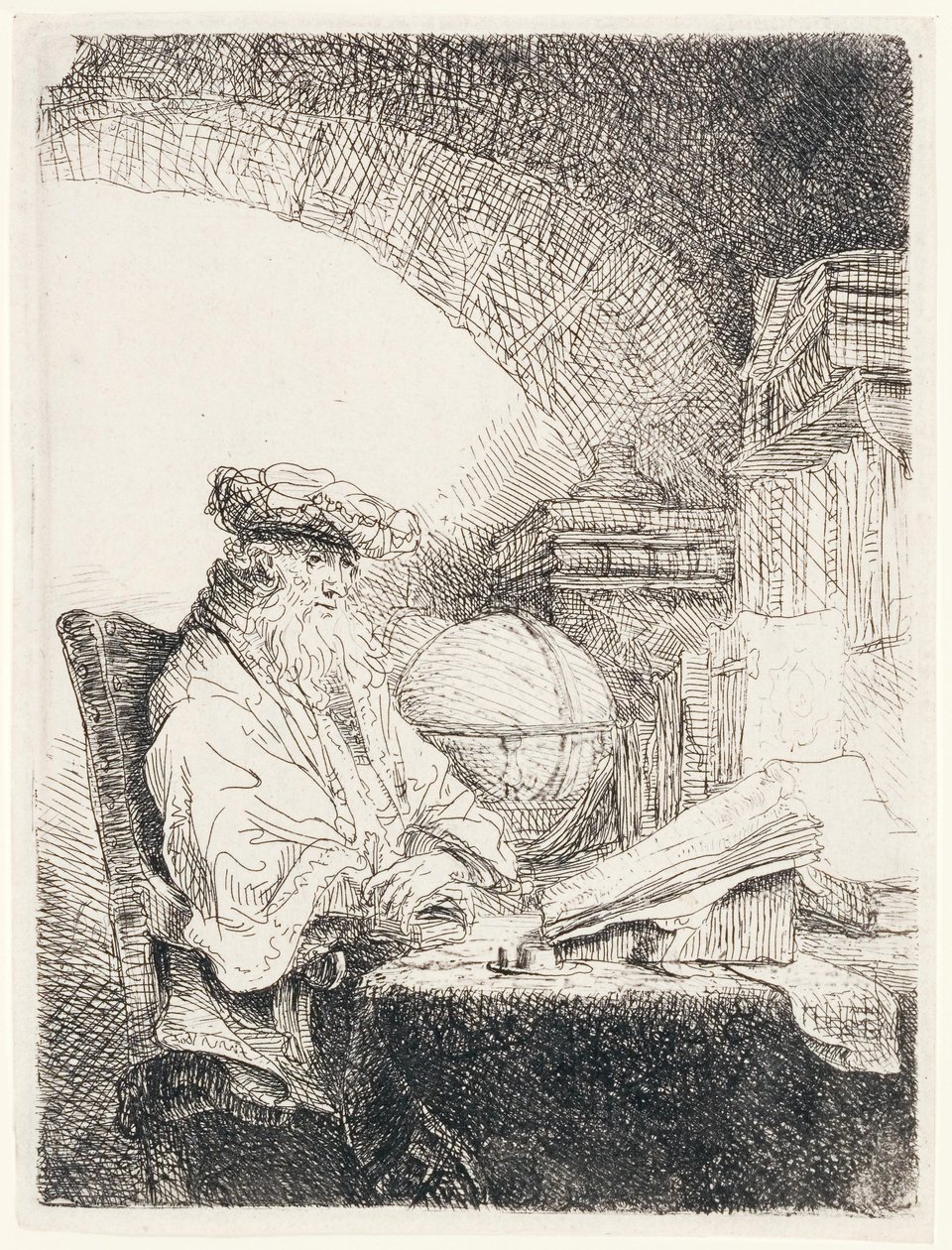 Az asztrológus, 1643-45 körül alkotó: Ferdinand Bol
