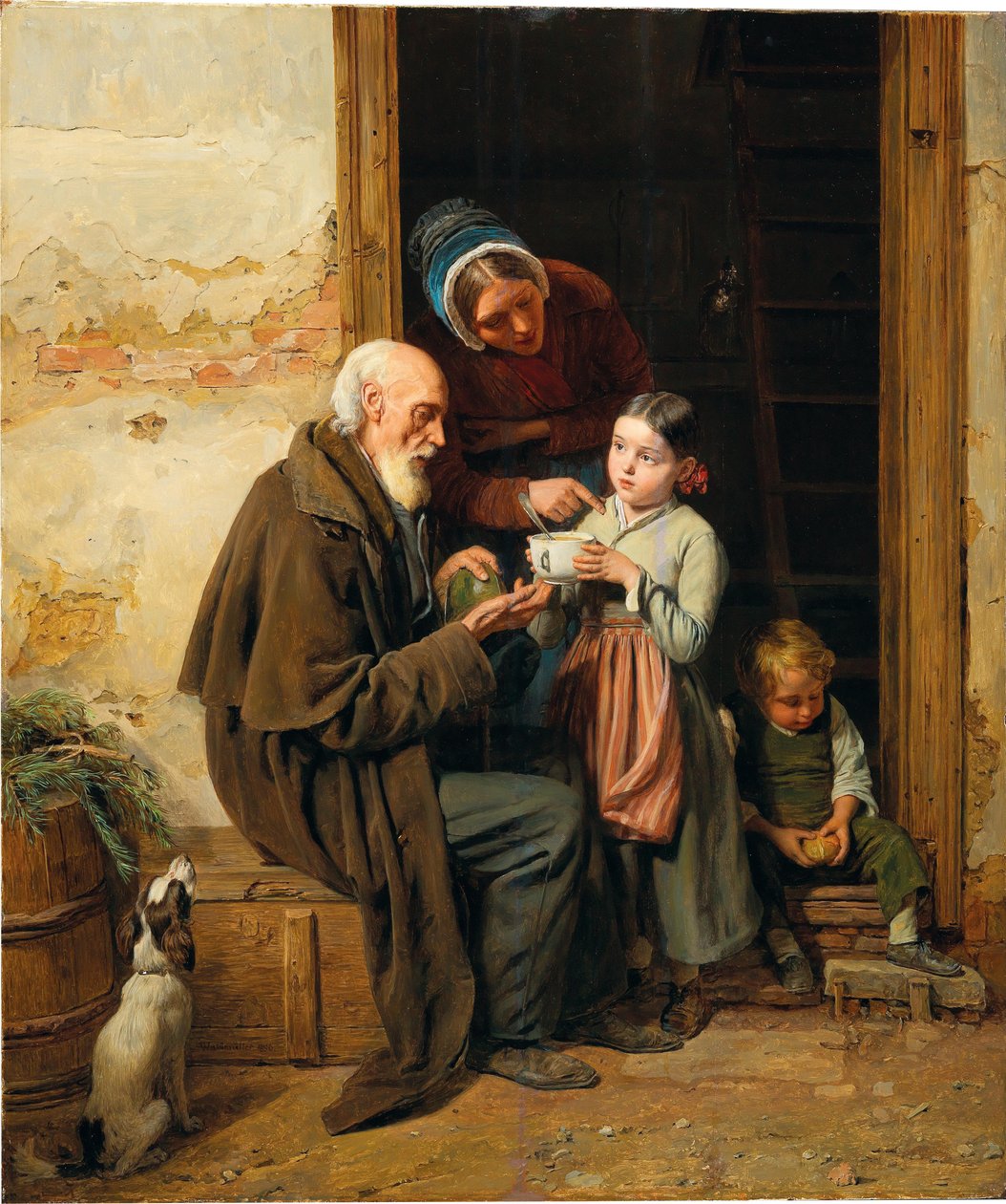 Az enyhe ajándék alkotó: Ferdinand Georg Waldmuller