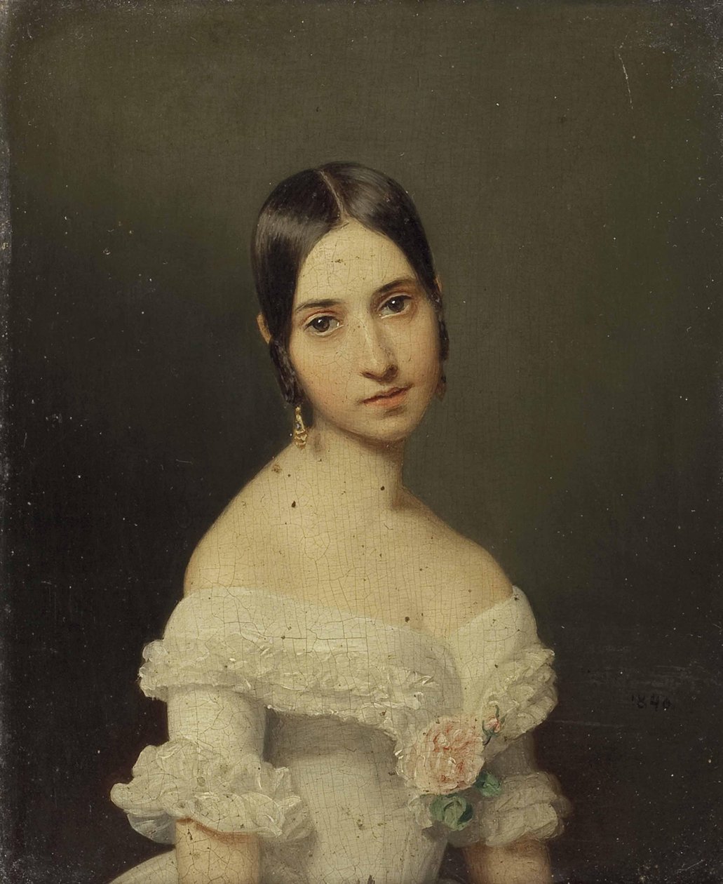 Egy lány portréja alkotó: Ferdinand Georg Waldmuller