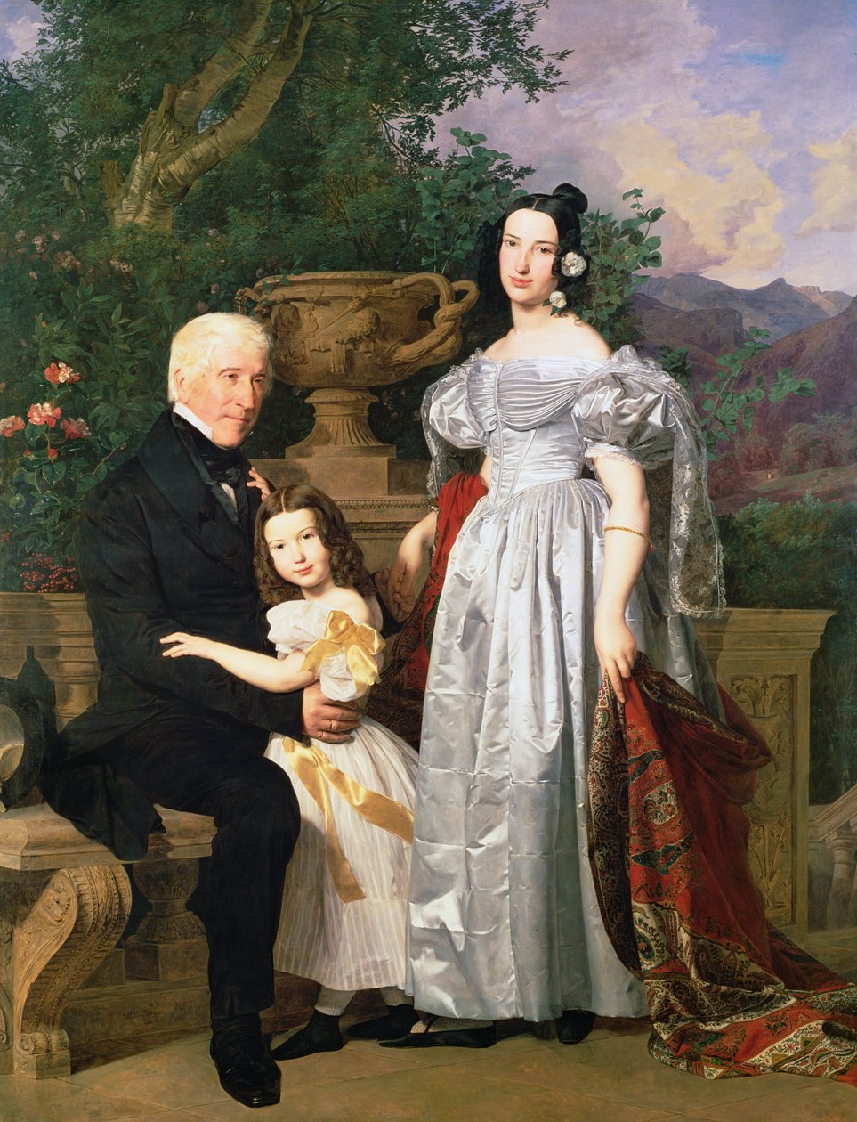 A Kerzman család, 1840 körül alkotó: Ferdinand Georg Waldmuller