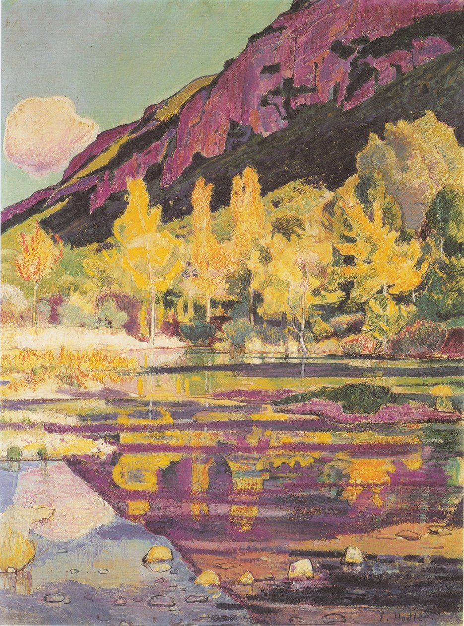 Am Fuss des Petit Saleven alkotó: Ferdinand Hodler