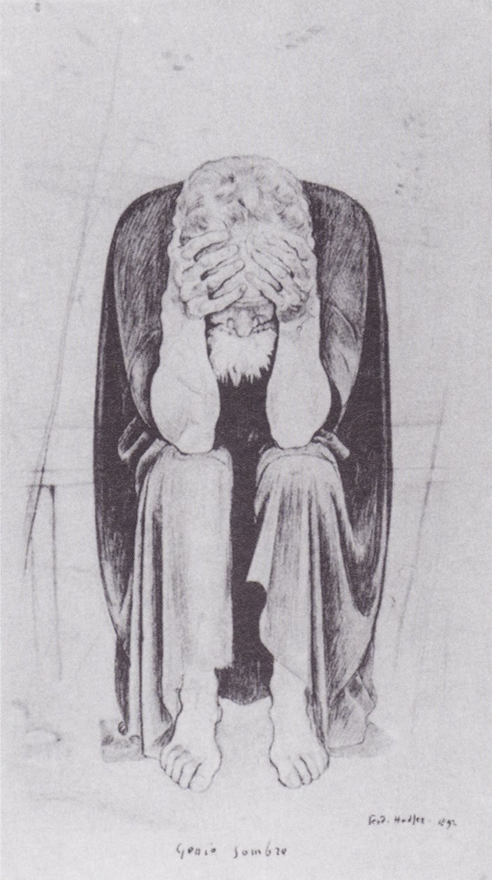 Sötét zsenik. alkotó: Ferdinand Hodler