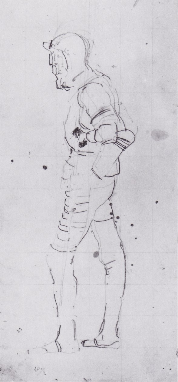  Álló harcos balra alkotó: Ferdinand Hodler