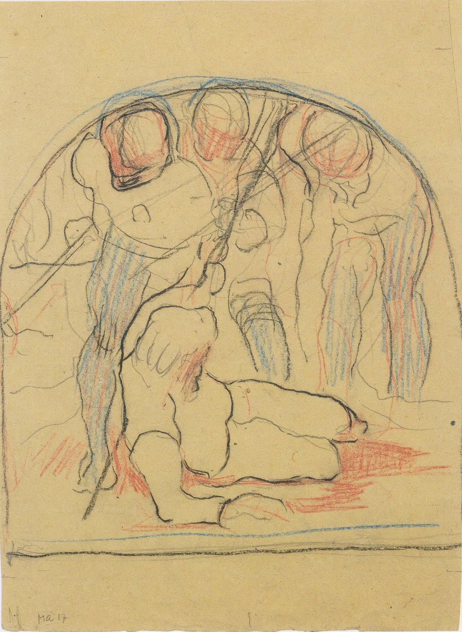 Haldokló lobogó alkotó: Ferdinand Hodler
