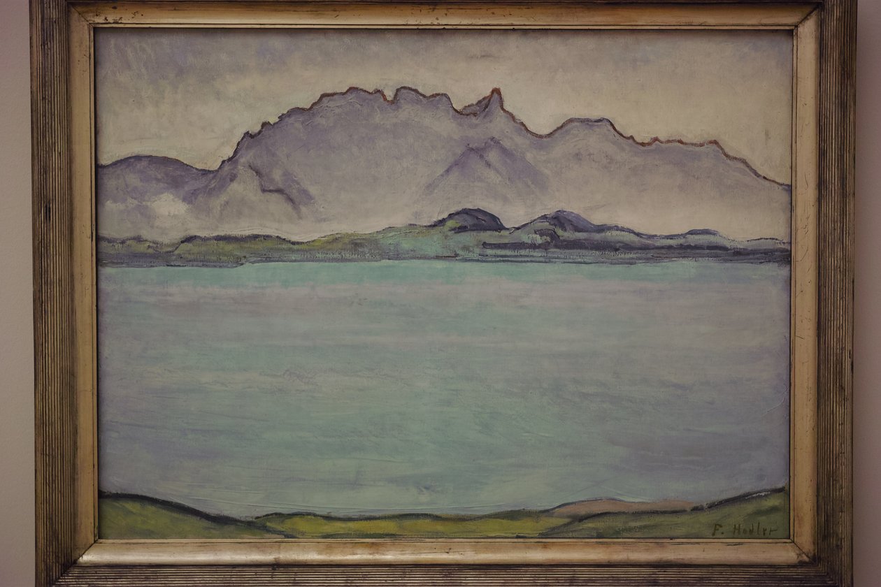 Thun -tó Stockhorn -láncokkal alkotó: Ferdinand Hodler