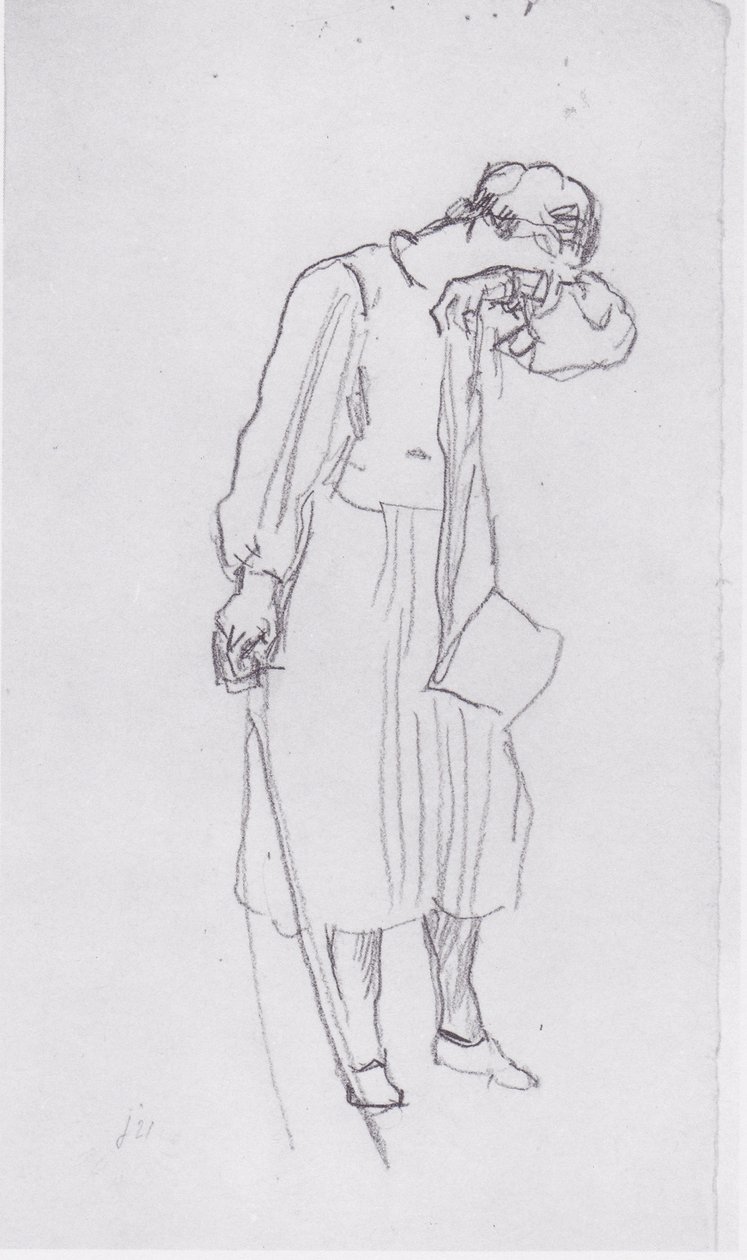Búcsúzó női alak 1 alkotó: Ferdinand Hodler