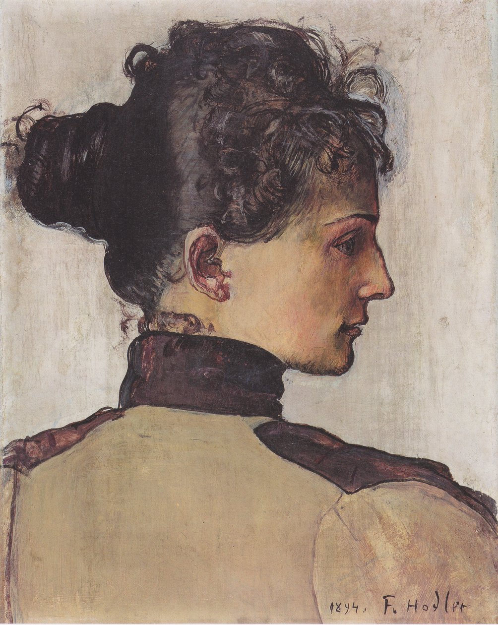 Bildnis Berthe Jacques alkotó: Ferdinand Hodler