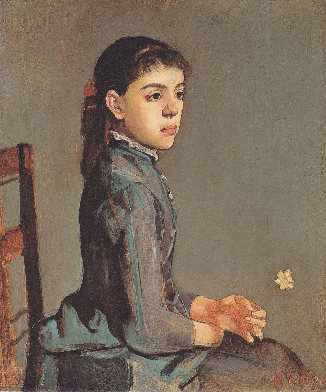 Louise-Delphine Duchosal portréja alkotó: Ferdinand Hodler
