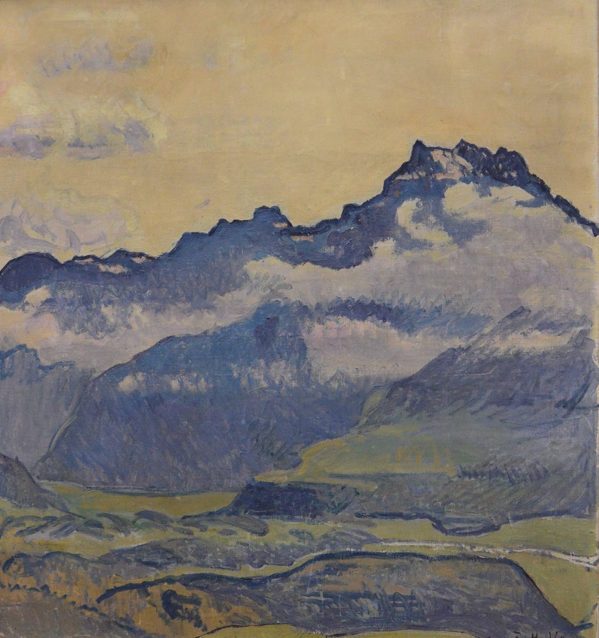 Dents-du-Midi alkotó: Ferdinand Hodler