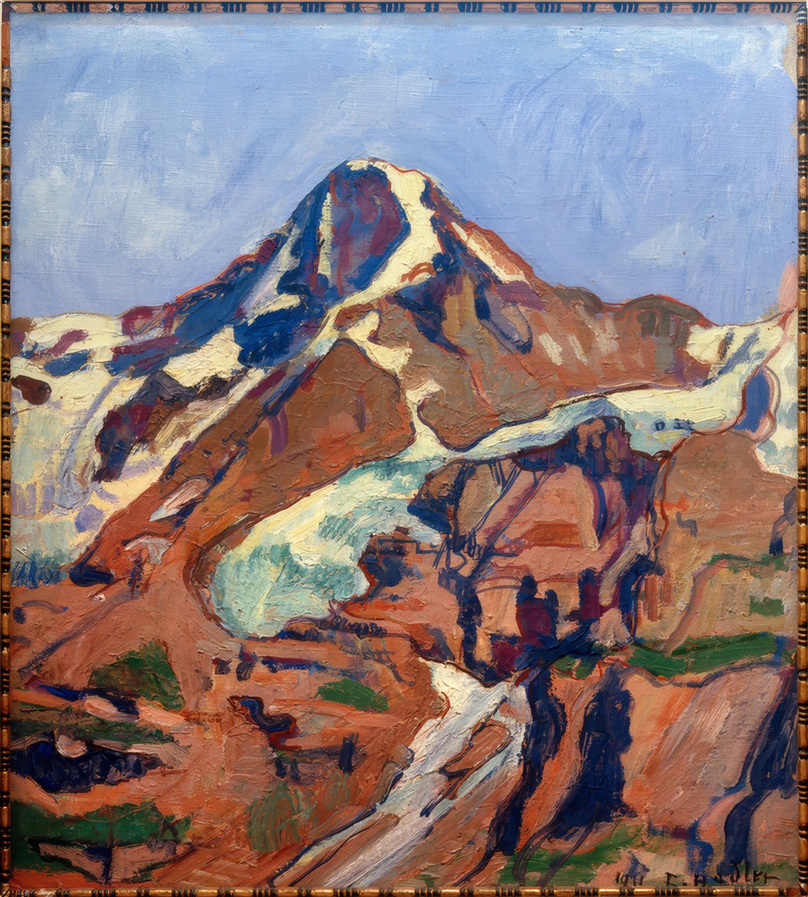 A szerzetes, 1911 alkotó: Ferdinand Hodler