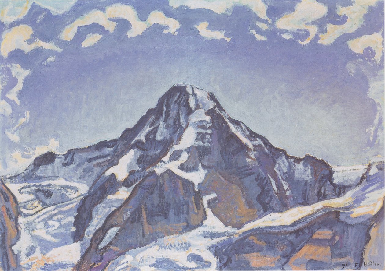 A szerzetes felhőkkel alkotó: Ferdinand Hodler