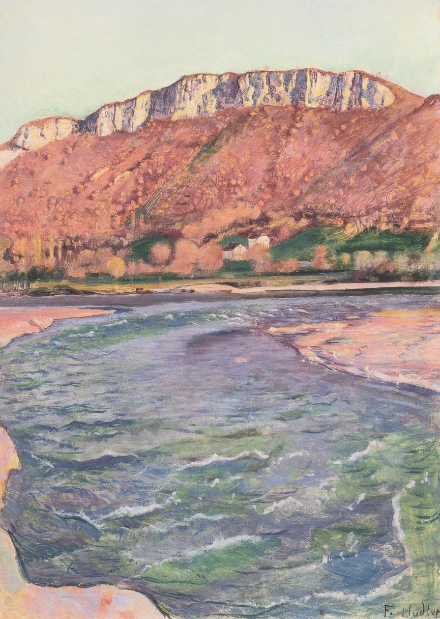 A Salève ősszel alkotó: Ferdinand Hodler