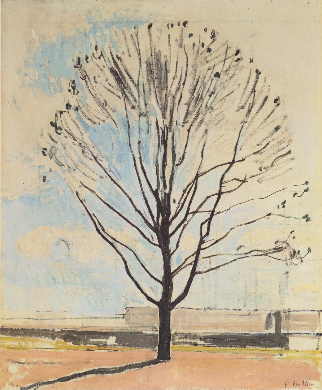A csupasz fa alkotó: Ferdinand Hodler