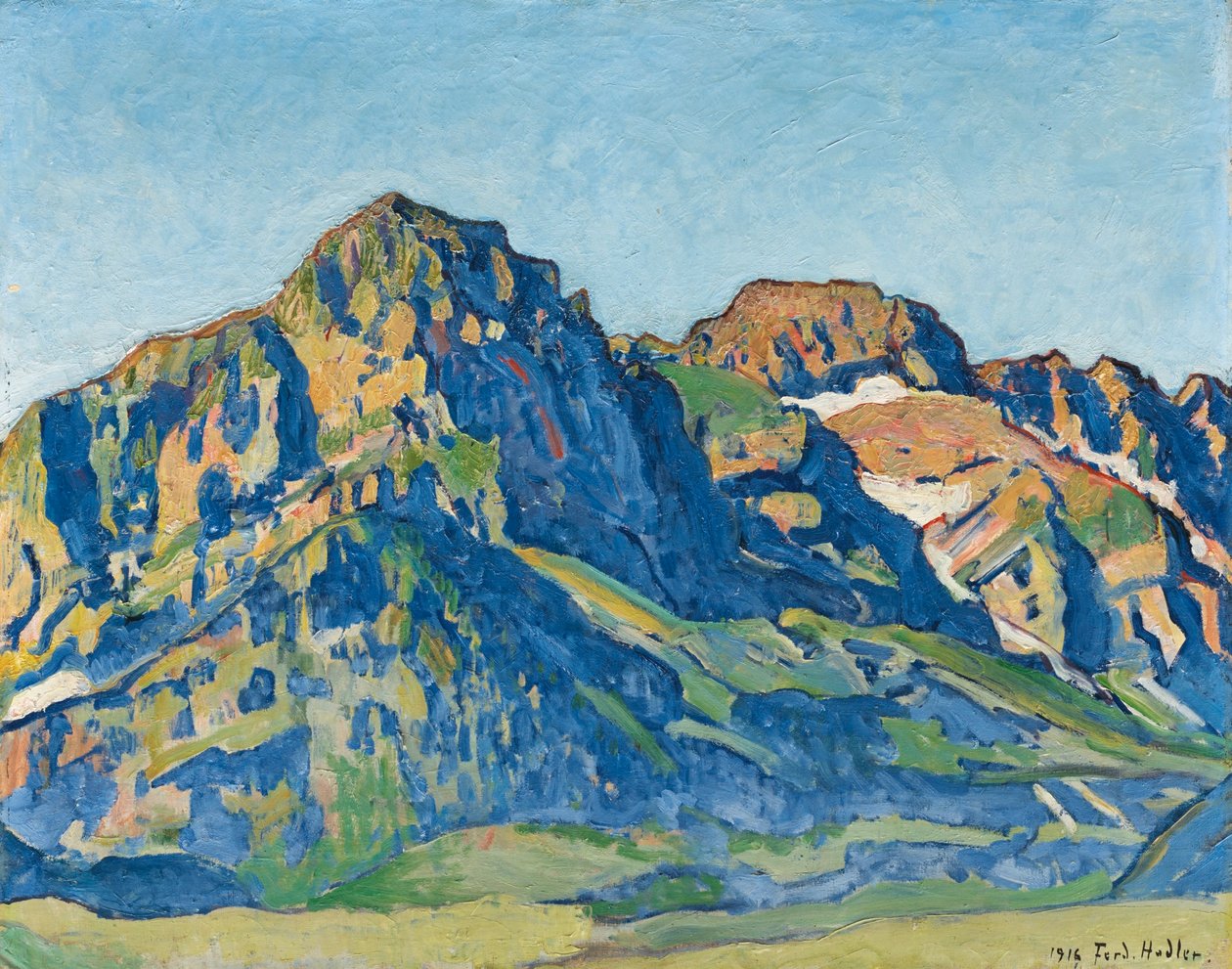Die Dents Blanches alkotó: Ferdinand Hodler