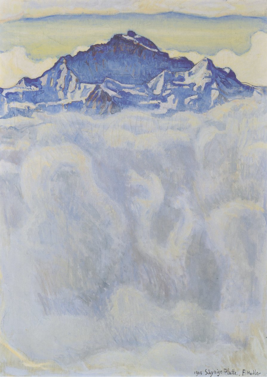 A szűz a ködtenger felett alkotó: Ferdinand Hodler