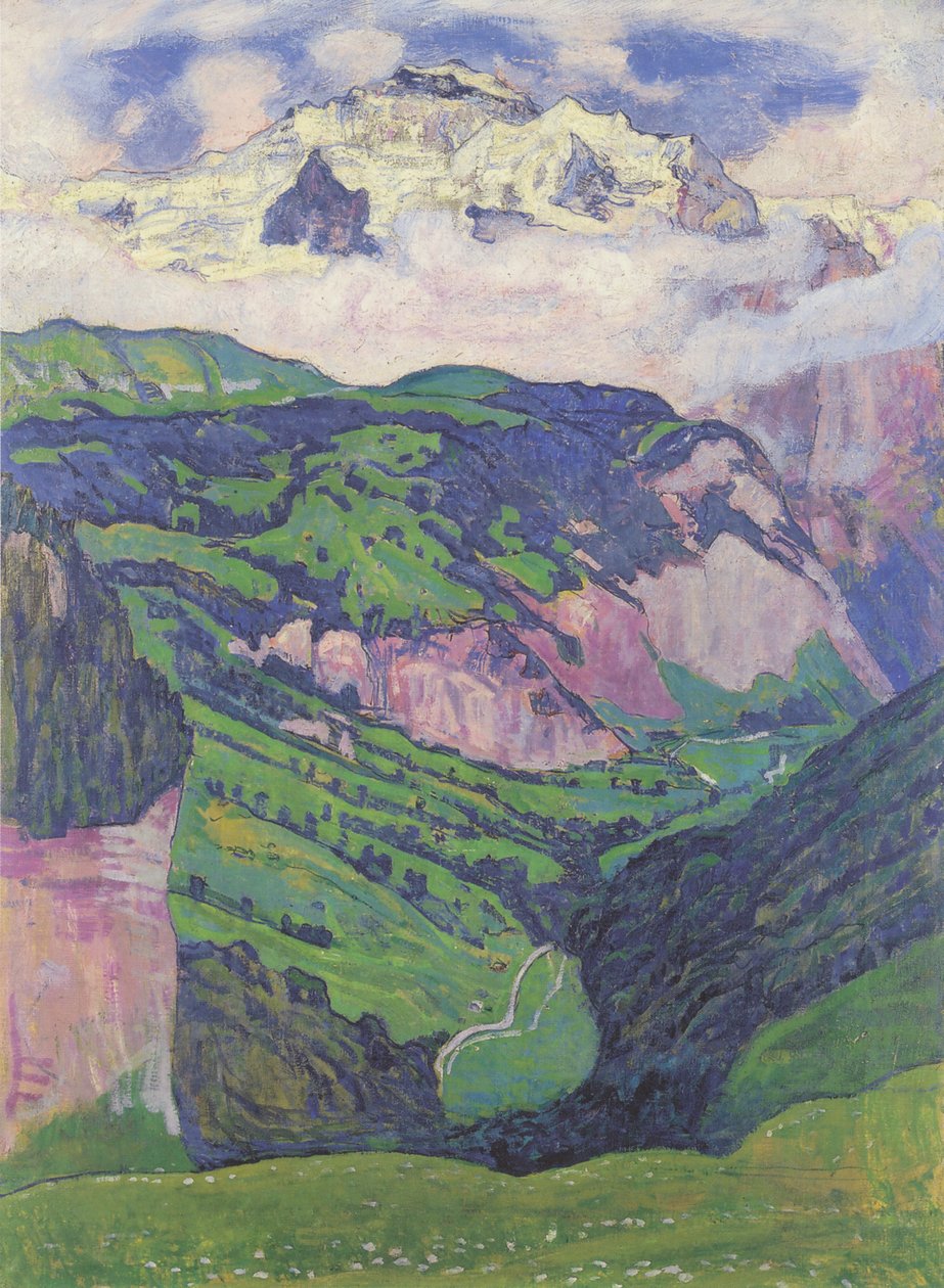 A szűz az Isenfluhból alkotó: Ferdinand Hodler
