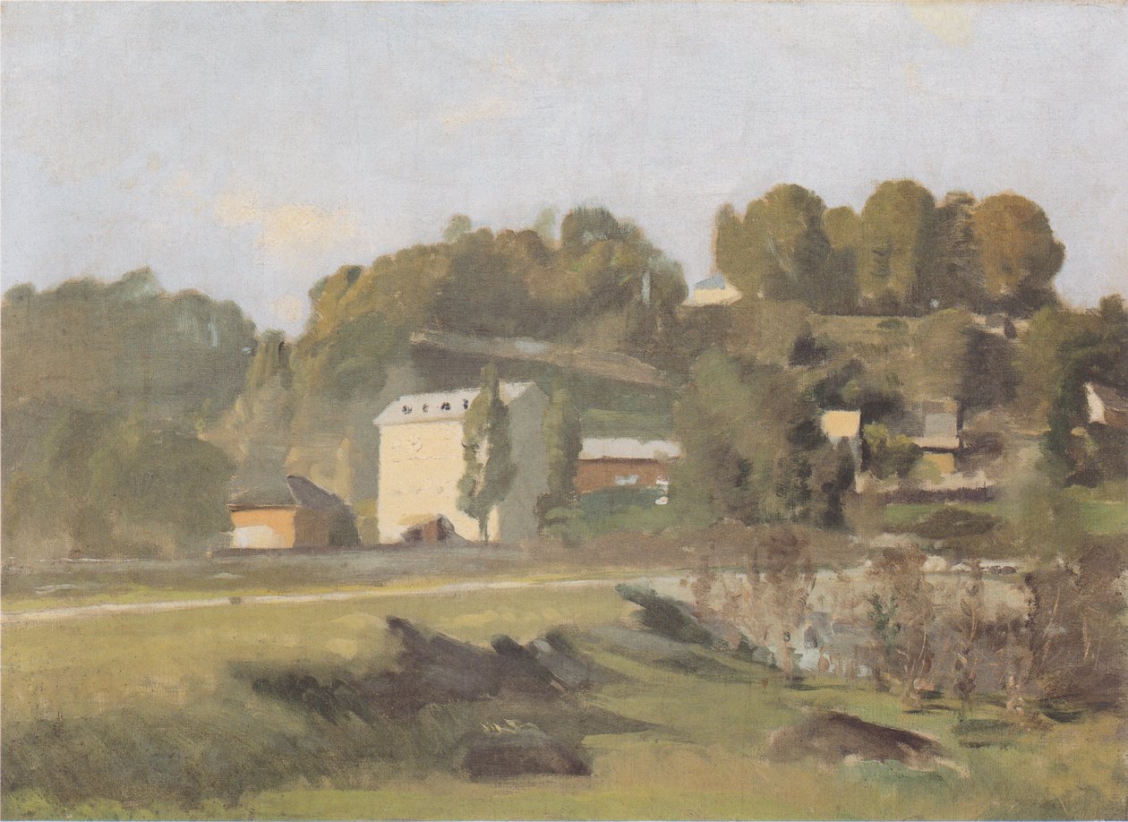 A Sousterre malom Genf közelében alkotó: Ferdinand Hodler