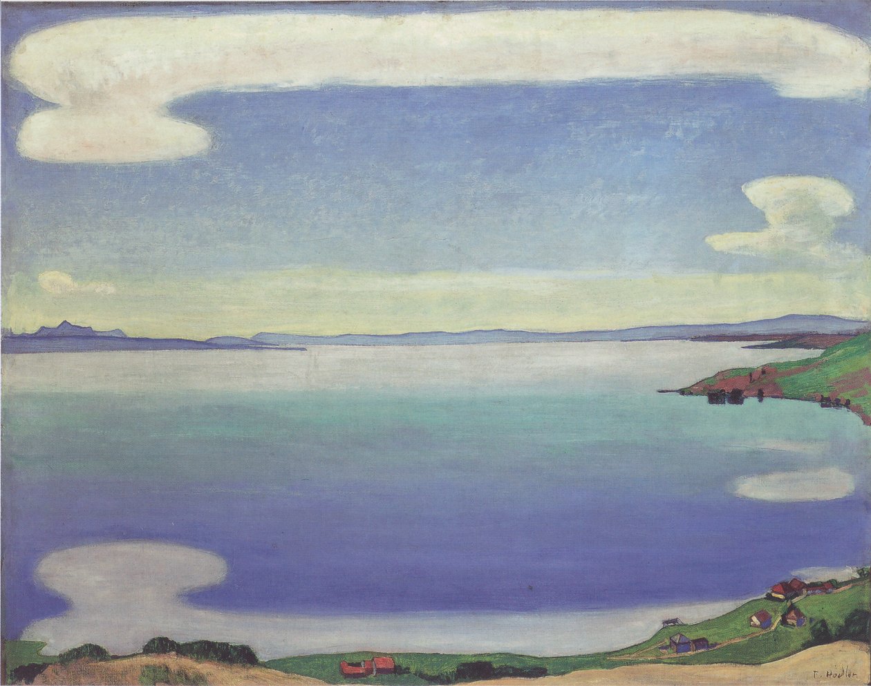 A Genfi -tó Chexbres -ből alkotó: Ferdinand Hodler