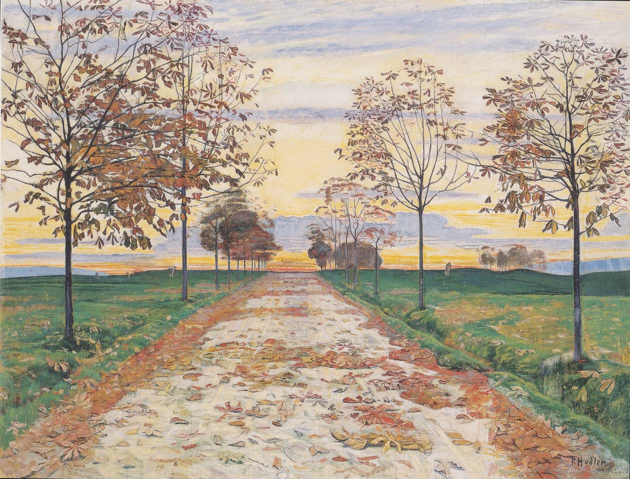 Őszi este alkotó: Ferdinand Hodler