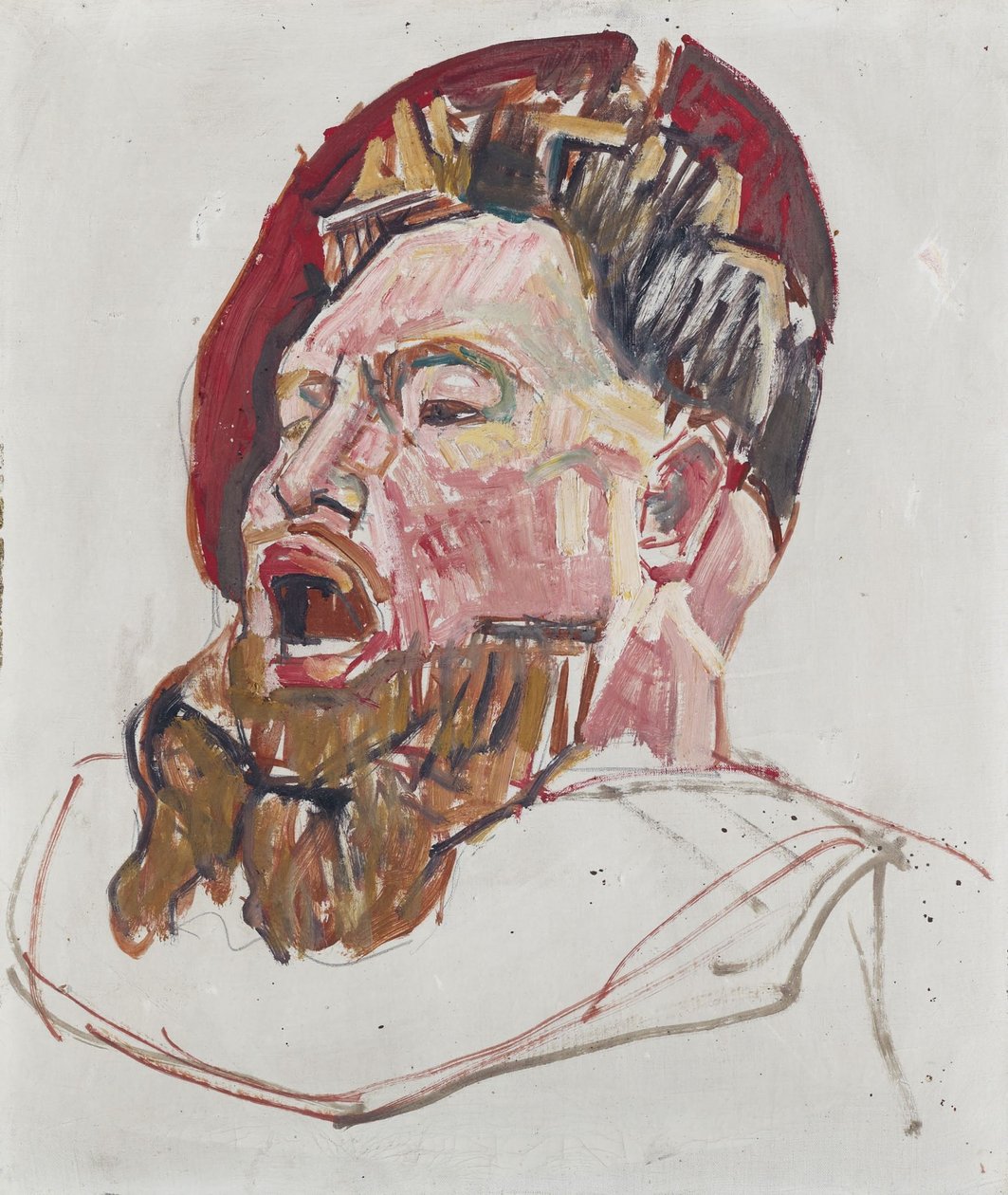 A Landsknecht vezetője alkotó: Ferdinand Hodler