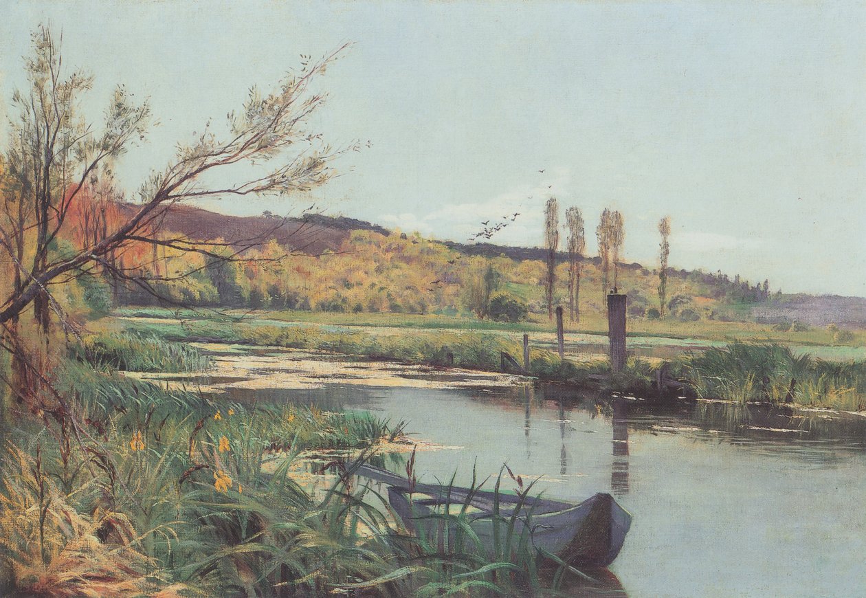 Tájkép Genf közelében alkotó: Ferdinand Hodler