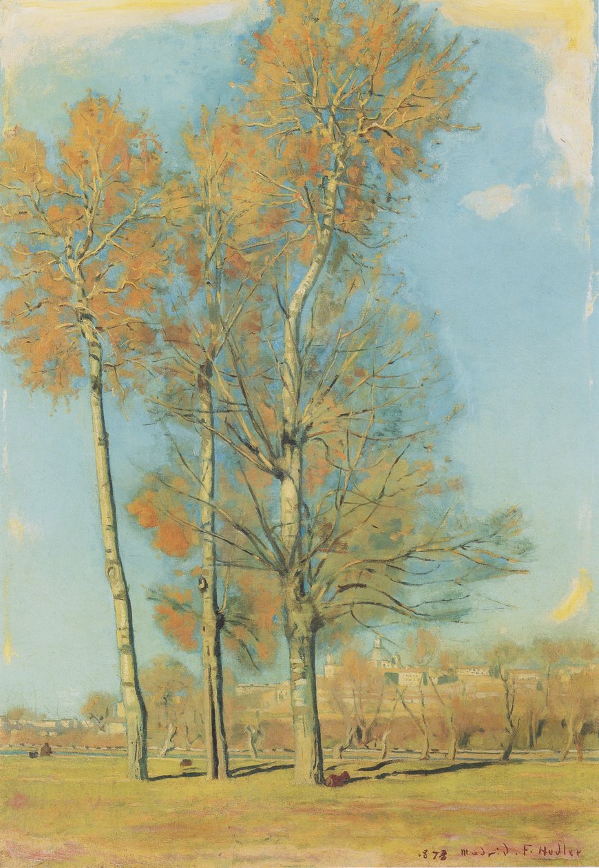 Táj Madrid közelében alkotó: Ferdinand Hodler
