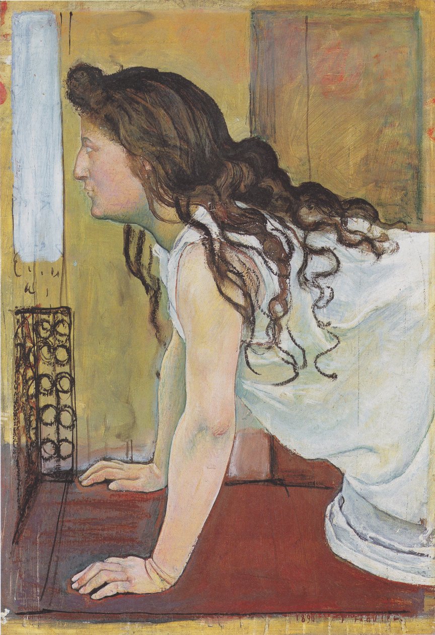 Lány az ablaknál alkotó: Ferdinand Hodler