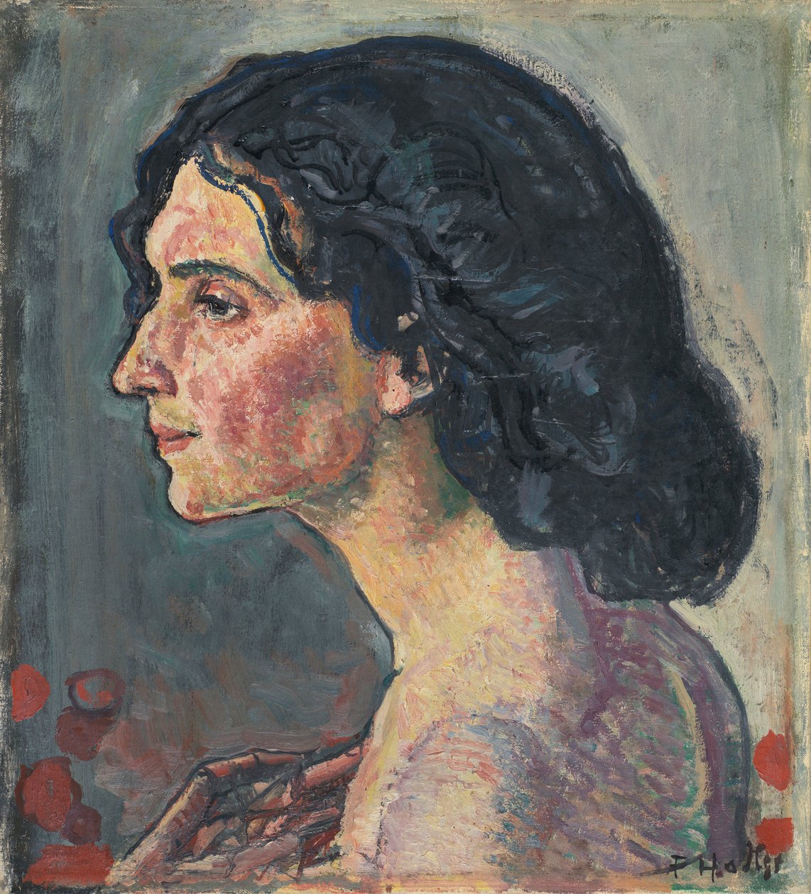 Giulia Leonardi arcképe alkotó: Ferdinand Hodler