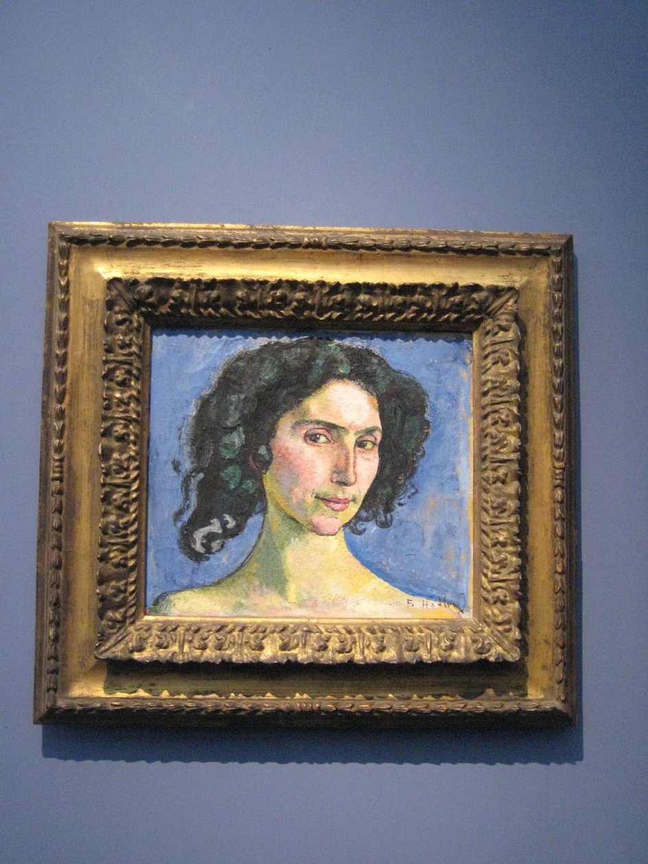 Giulia Leonardi táncos portréja. alkotó: Ferdinand Hodler