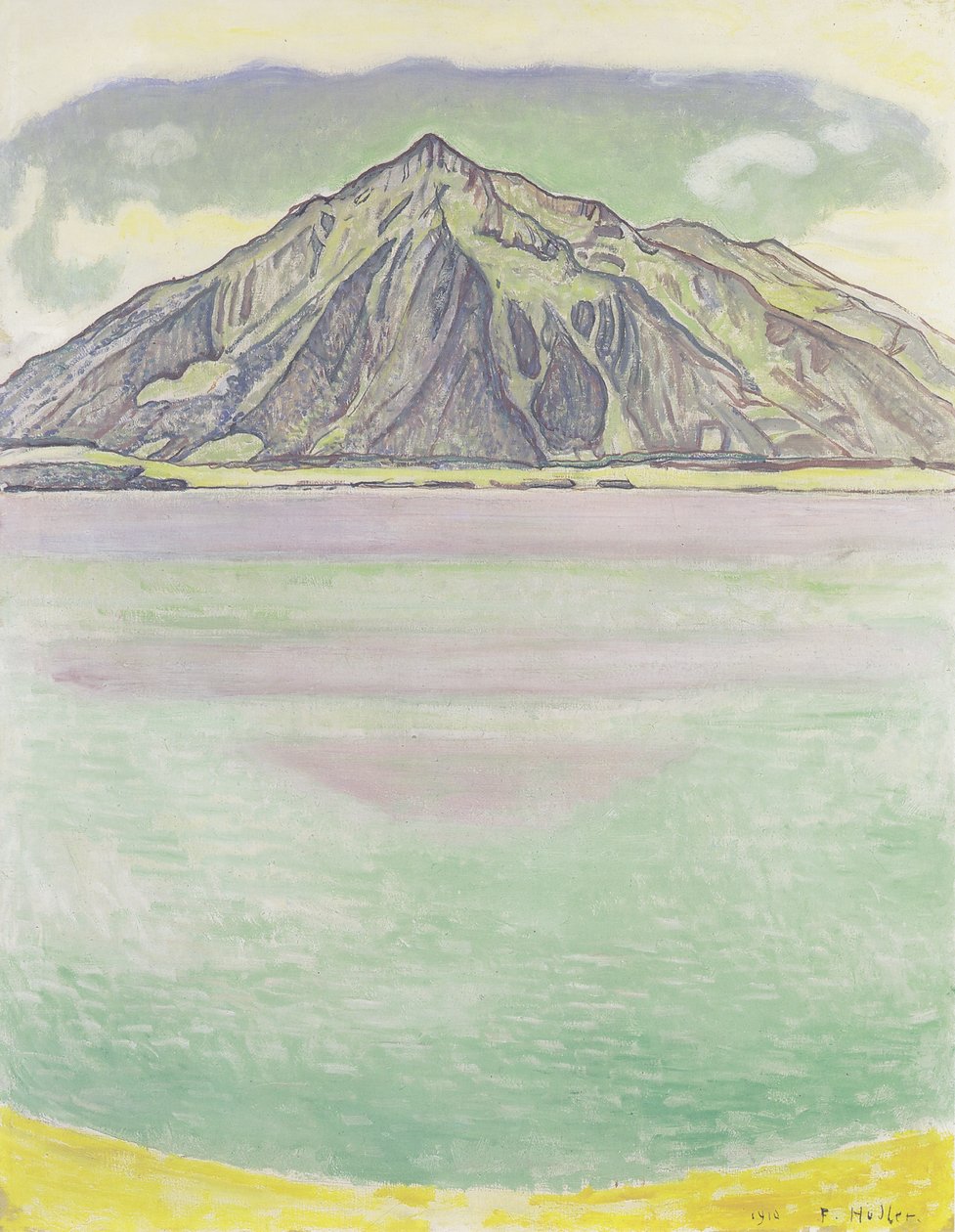 Thun -tó Niesennel alkotó: Ferdinand Hodler