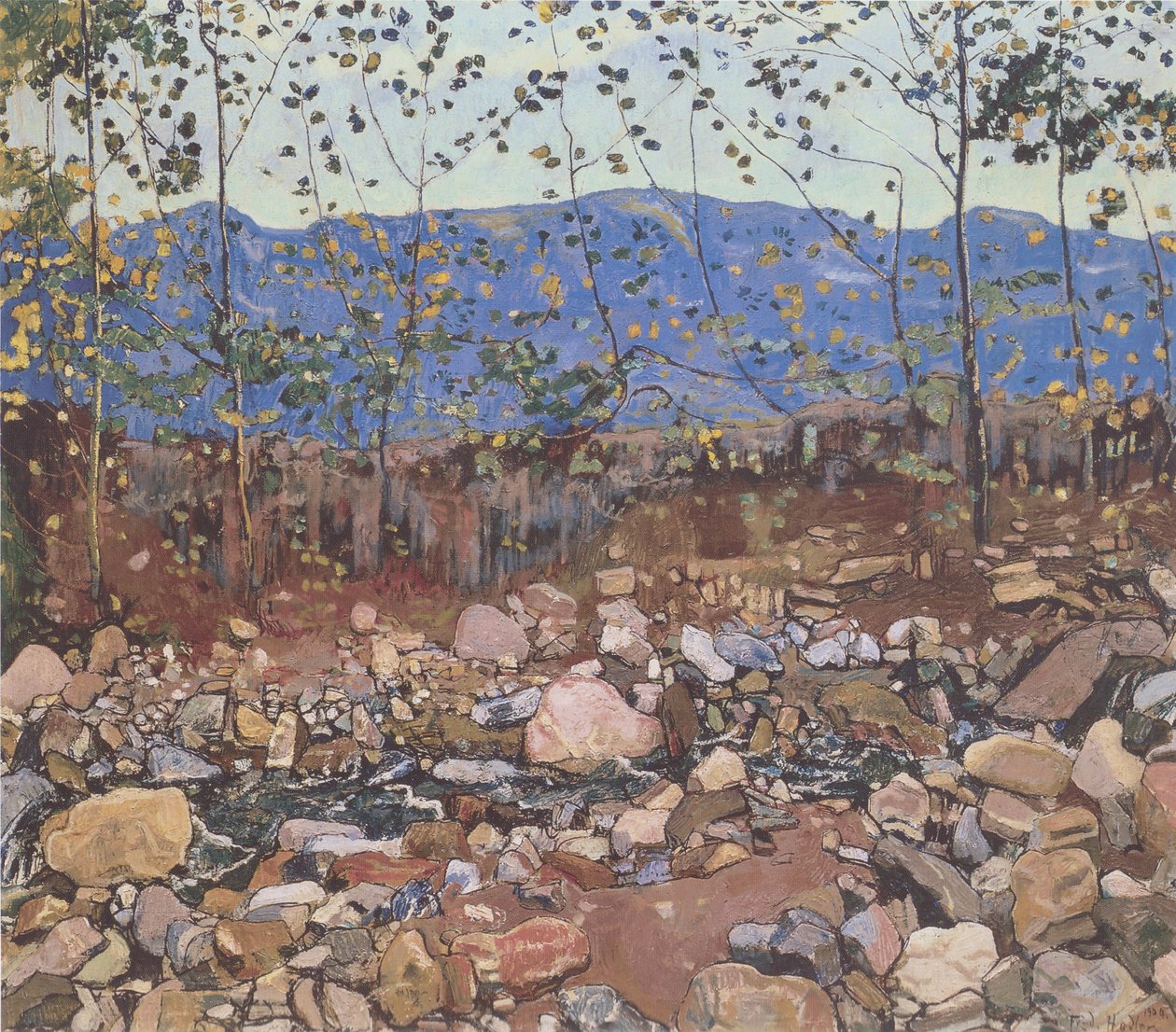 Waldbach Leissigen közelében alkotó: Ferdinand Hodler