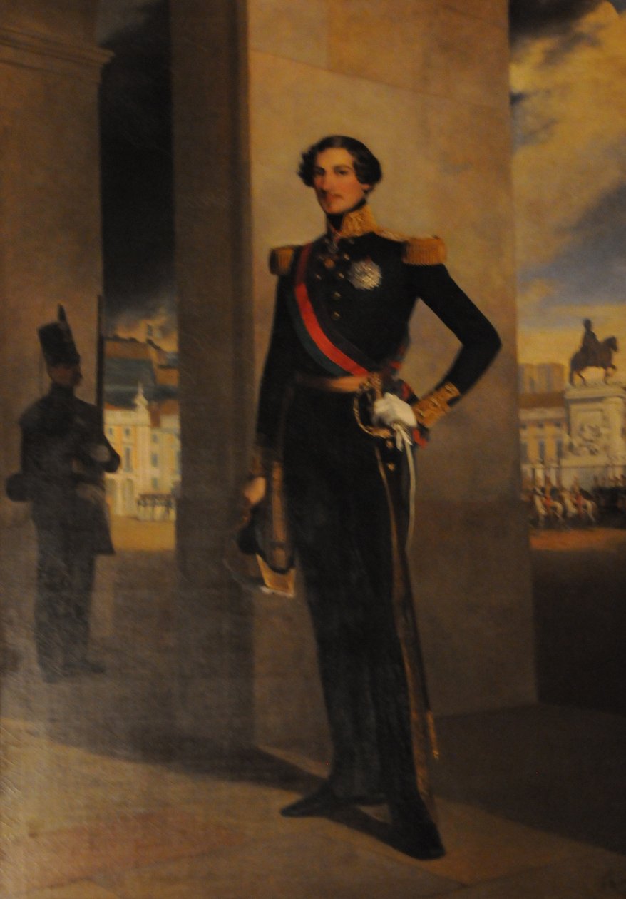 D. Fernando az Ajuda Nemzeti Palota belsejében, Lisszabon, Portugália alkotó: Ferdinand Krumholz